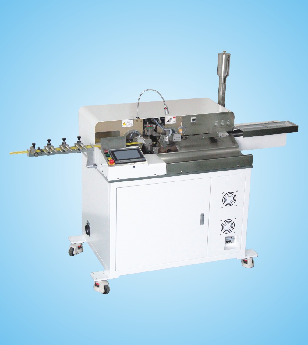 Automatic wire stripping and tin dipping machine ST-01A fully automatic double-head tin dipping machine